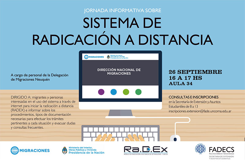 JORNADA INFORMATIVA SOBRE SISTEMA DE RADICACIÓN A DISTANCIA